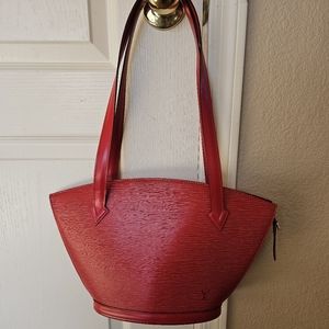 LV EPI St- jacquesb Red handbag Vintage